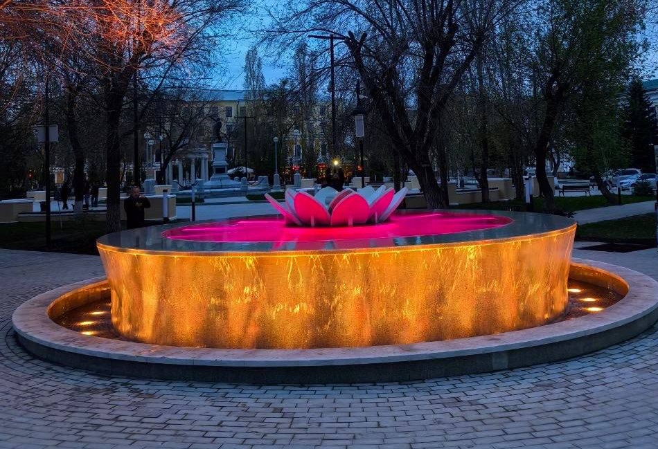 фонтан на советской