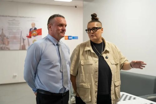 Оренбургский колледж посетила звездный блогер Наталья Гасанханова