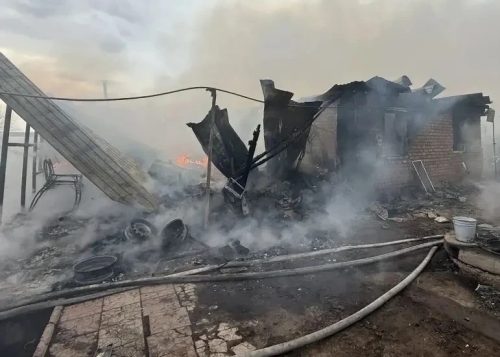 пожар донецкое