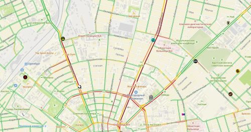 пробки в Оренбурге