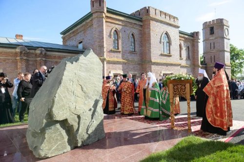 В Оренбурге освятили место строительства будущего Преображенского храма