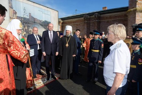 Патриарх Кирилл благославил оренбургских кадетов