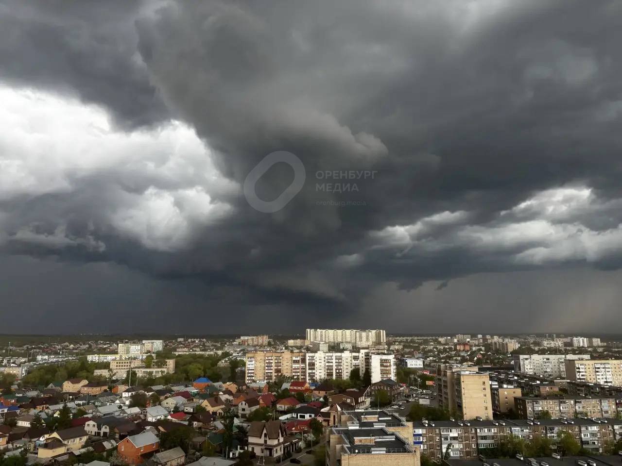 дождь в Оренбурге