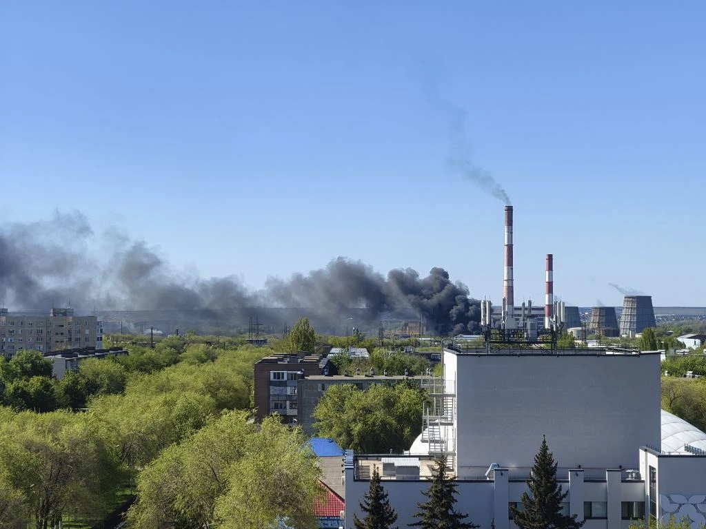 пожар в Оренбурге