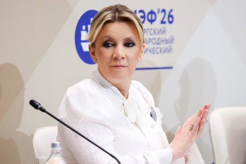 захарова с брошкой