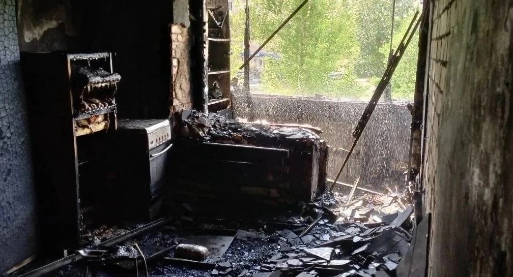 пожар в ясном