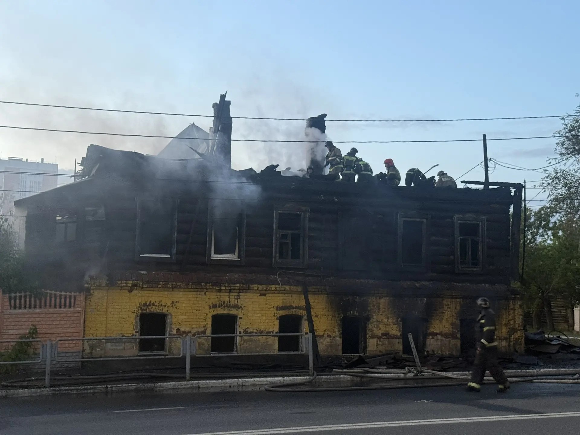 пожар на рыбаковской Оренбург