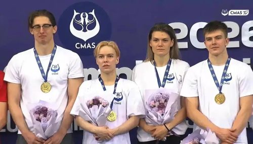 Оренбуржцы установили мировой рекорд на чемпионате мира по подводному спорту