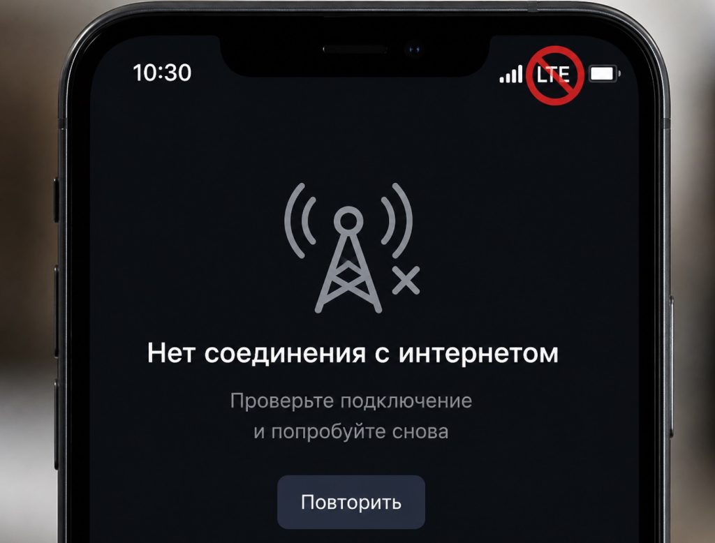 Перебои с мобильным интернетом