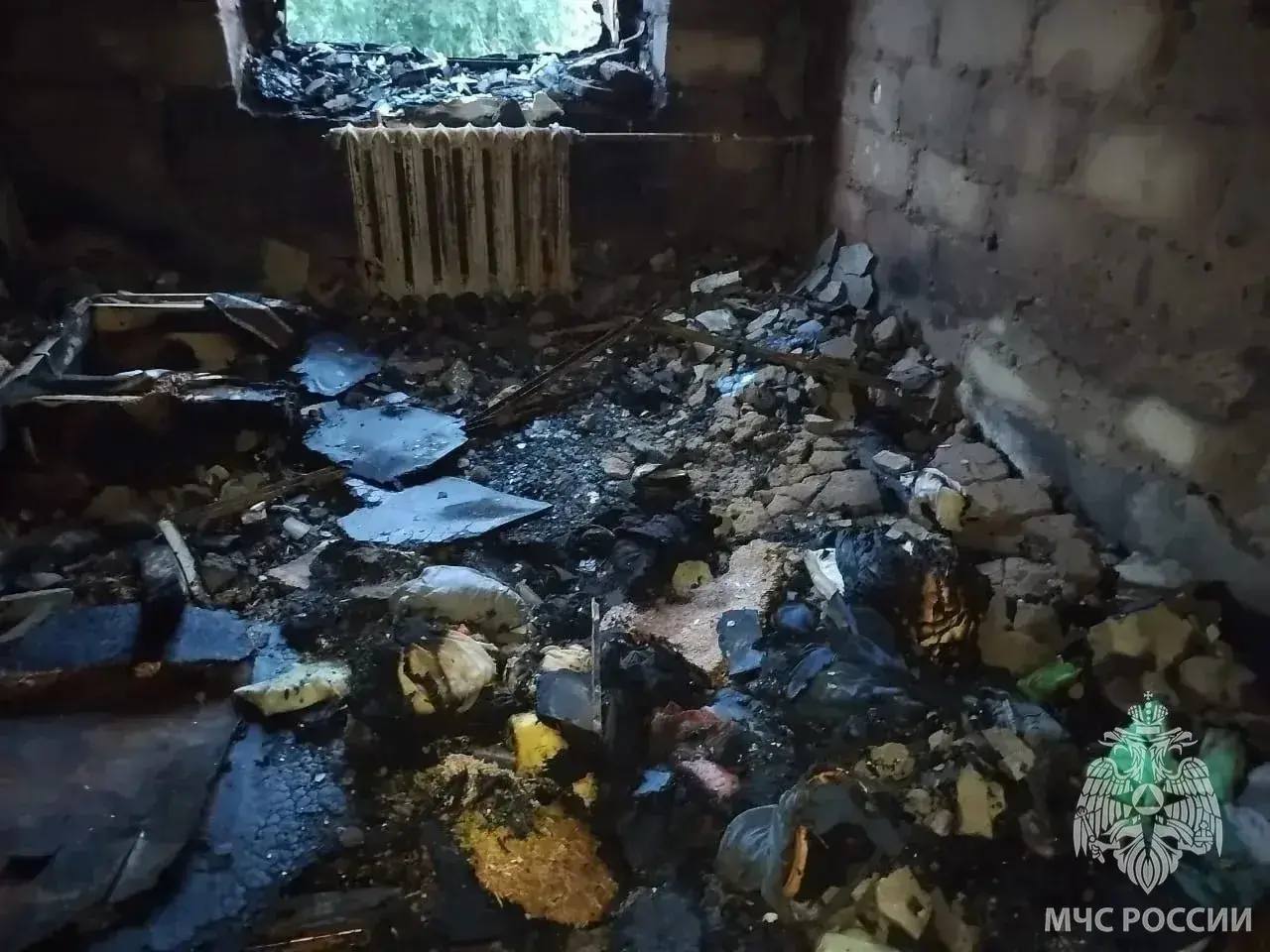 На пожаре в Бузулуке спасли 10 человек