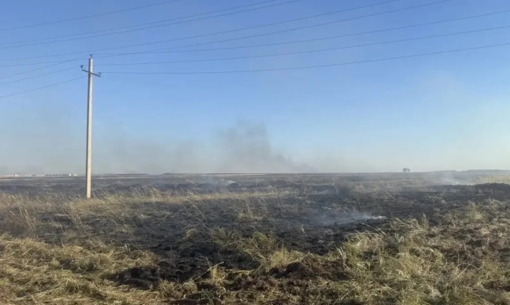 пожар оренбургская область казахстан
