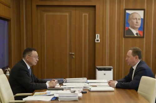 Файзуллин и Полухин обсудили перспективы развития строительной отрасли и ЖКХ Оренбуржья