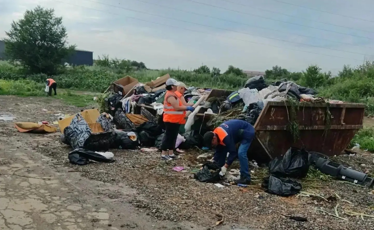 несанкционированные свалки