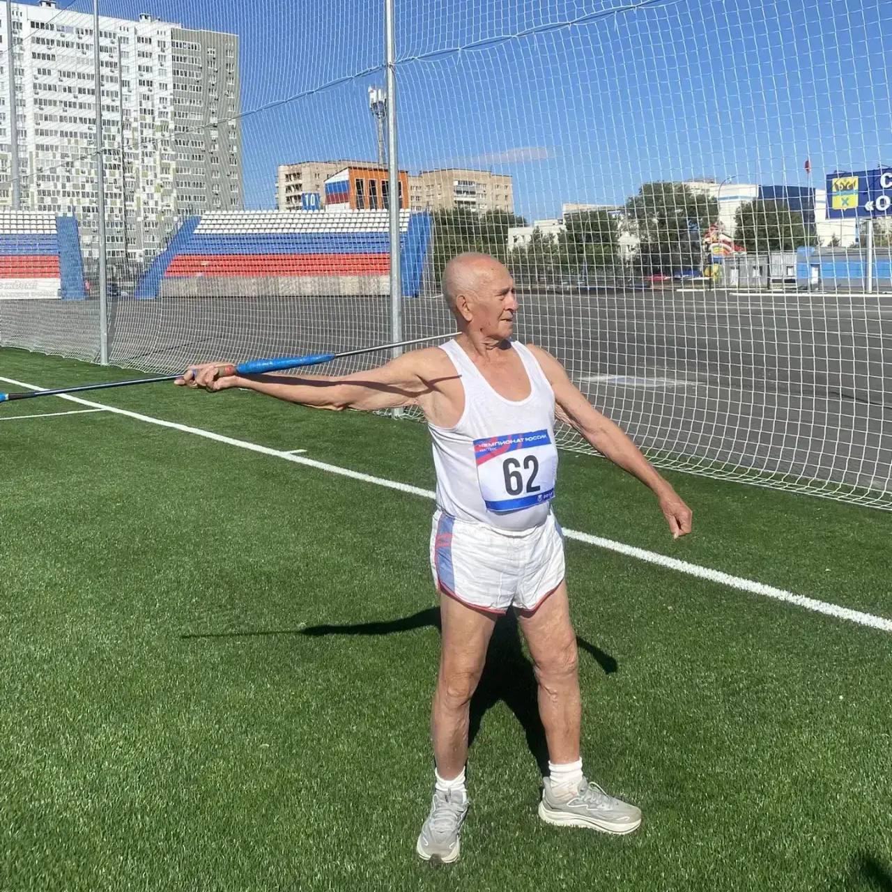 80-летний спортсмен чемпионат России легкая атлетика оренбург