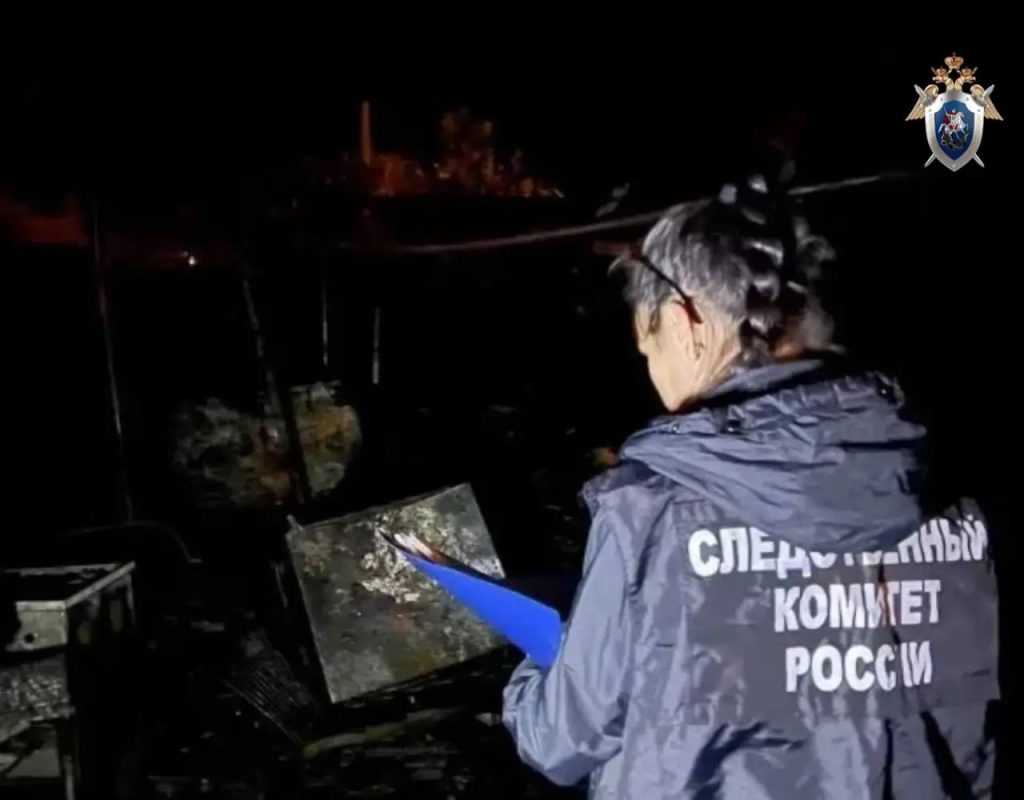 следственный комитет уголовное дело пожар краснохолм погиб ребенок