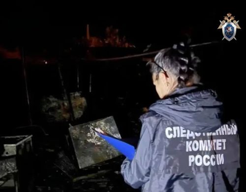 следственный комитет уголовное дело пожар краснохолм погиб ребенок